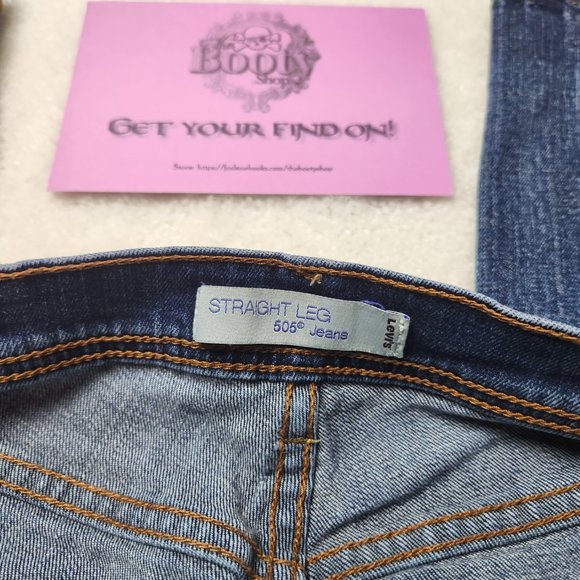 Levi's 505 Straight Leg Jeans X-tra Long Size  4Mx39 - Picture 13 of 13